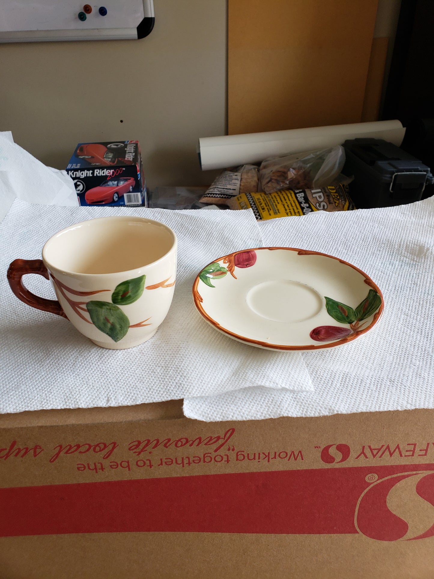 Franciscan Apple Cup and Saucer
