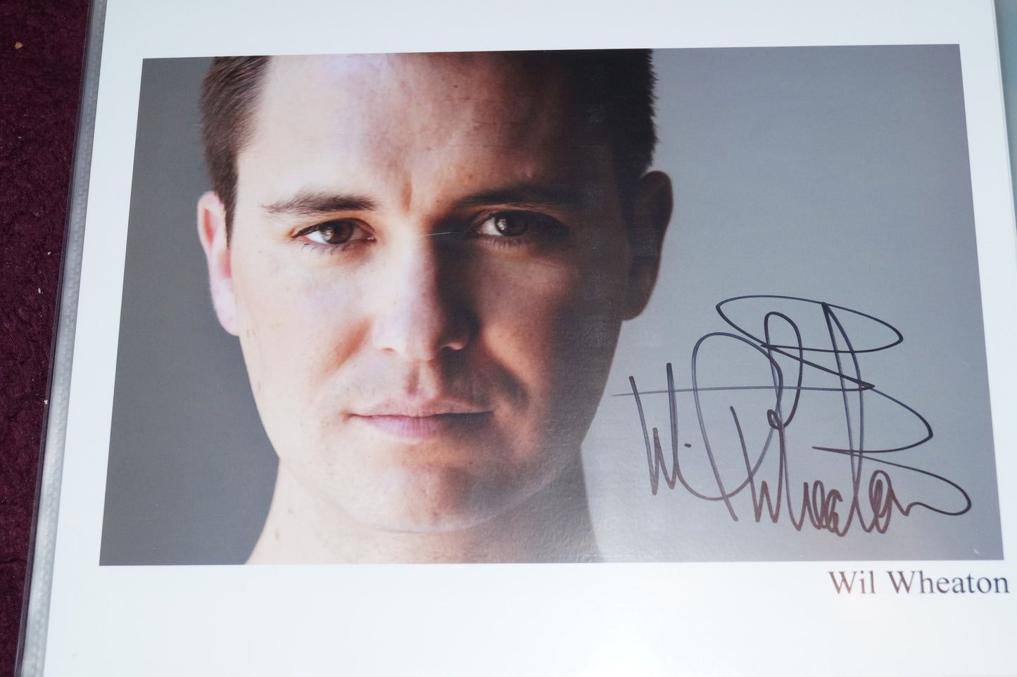 Autographed Photo "Will Wheaton"