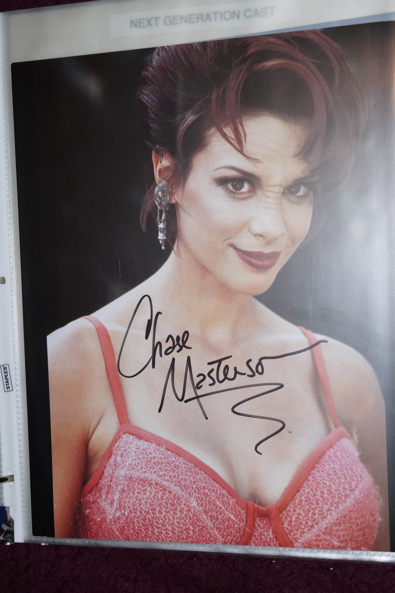 Autographed Photo "Chase Masterson"