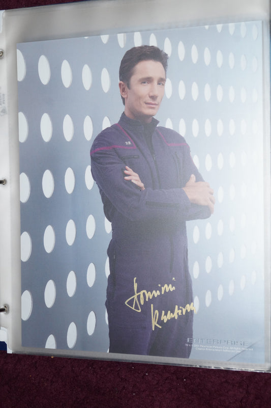Autographed Photo "Dominic Keating"