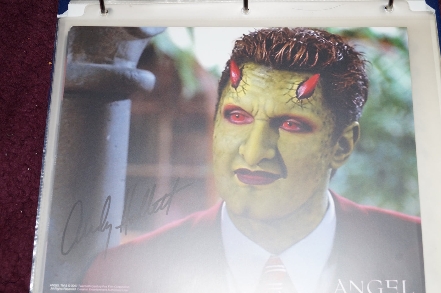 Autographed Photo "Andy  Hallett"