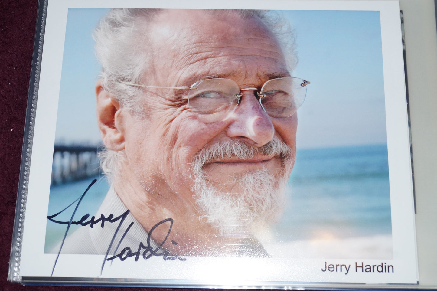 Autographed Photo"Jerry Hardin"