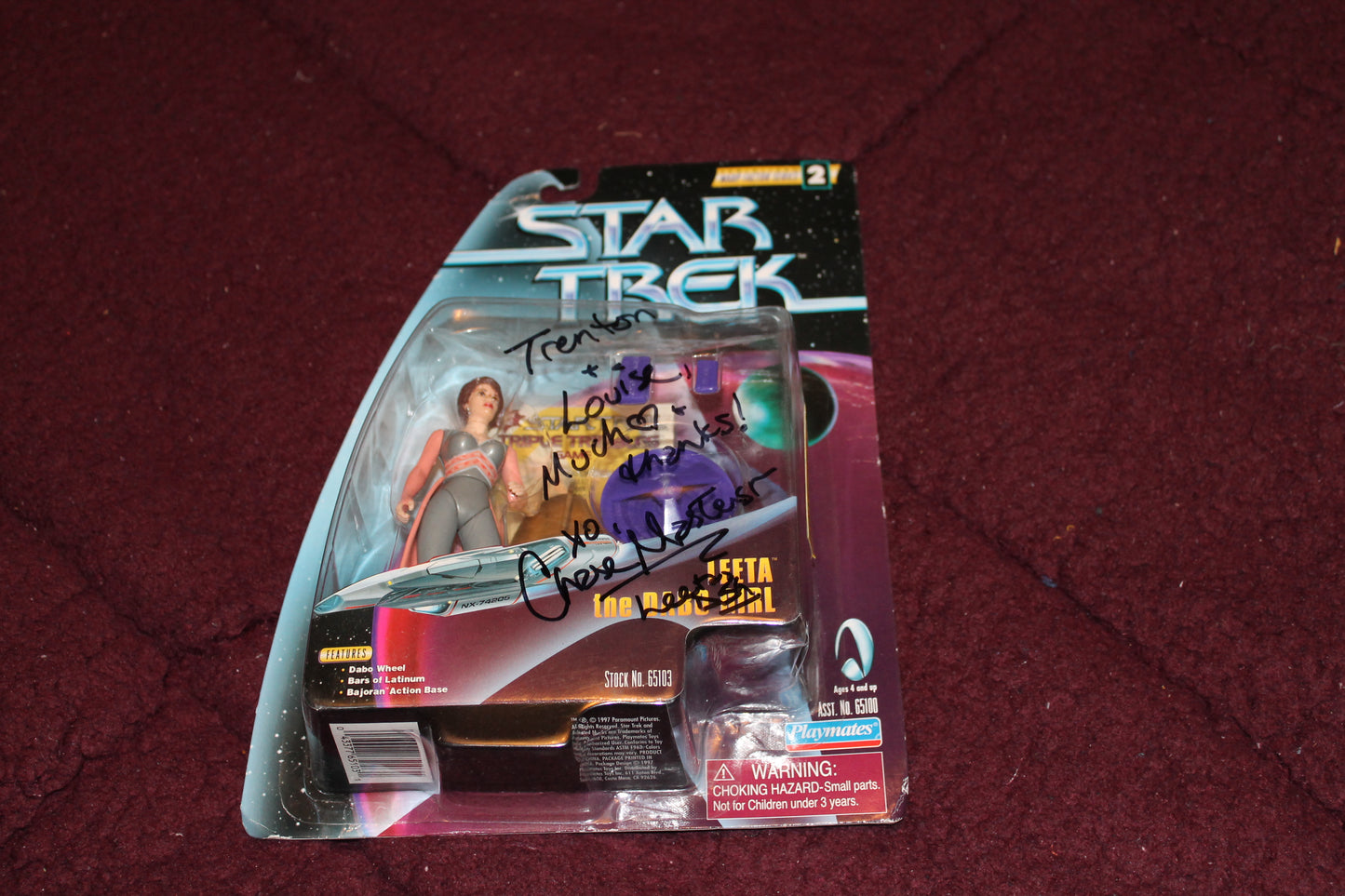 Leeta the Dabo Girl Action Figure AUTOGRAPHED by Chase Masterson