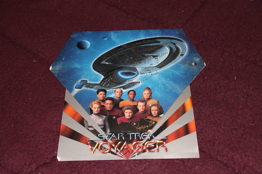 Star Trek Voyager  Promo Card AUTOGRAPHED