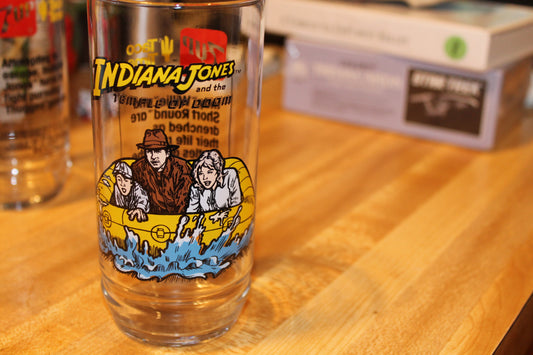 Indiana jones and the temple of doom glass