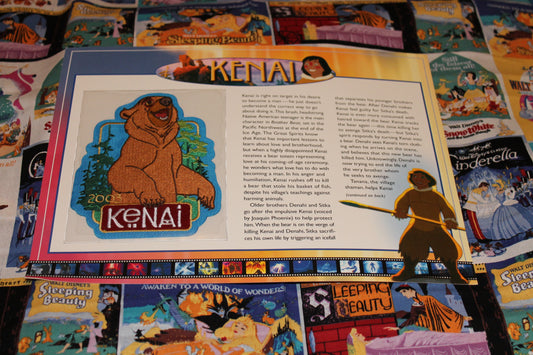 Willabee and Ward Disney Collector Patch "Kenai"