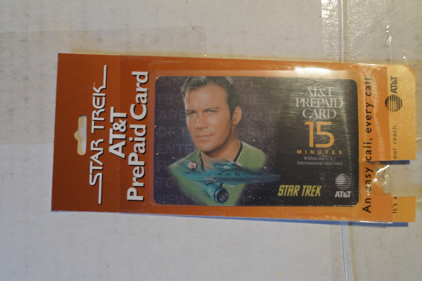 Star Trek AT&T collectible phone card