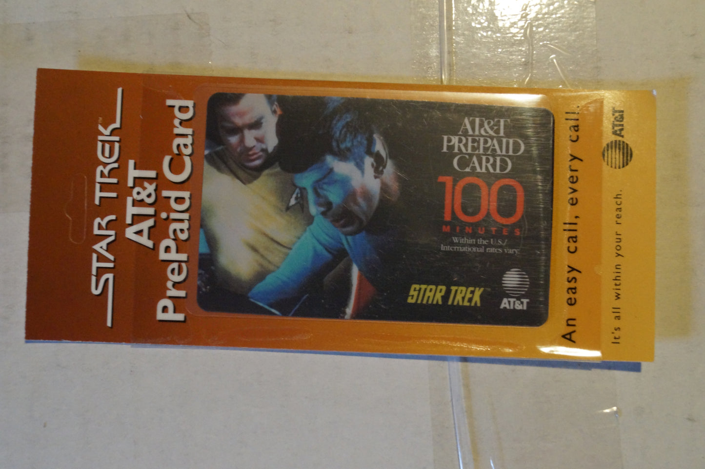 Star trek AT&T Collector Phone Cards Kirk and Spock