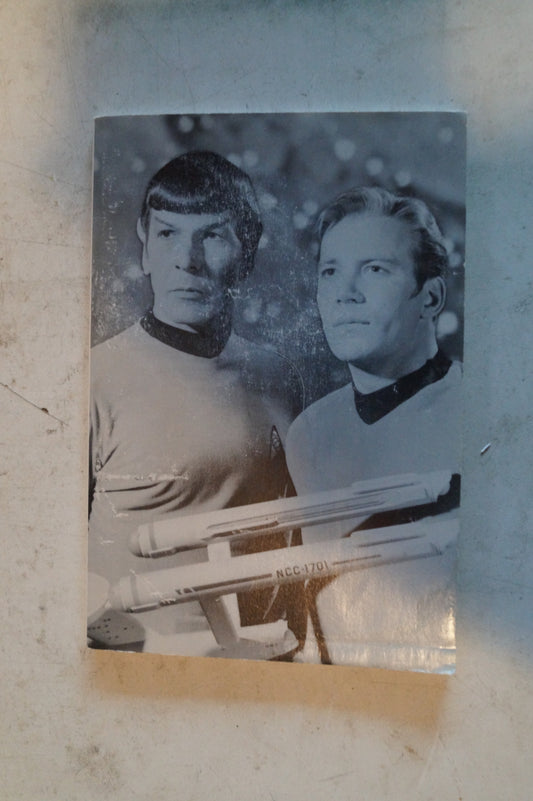 Journal With Kirk and Spock Black and white Photo