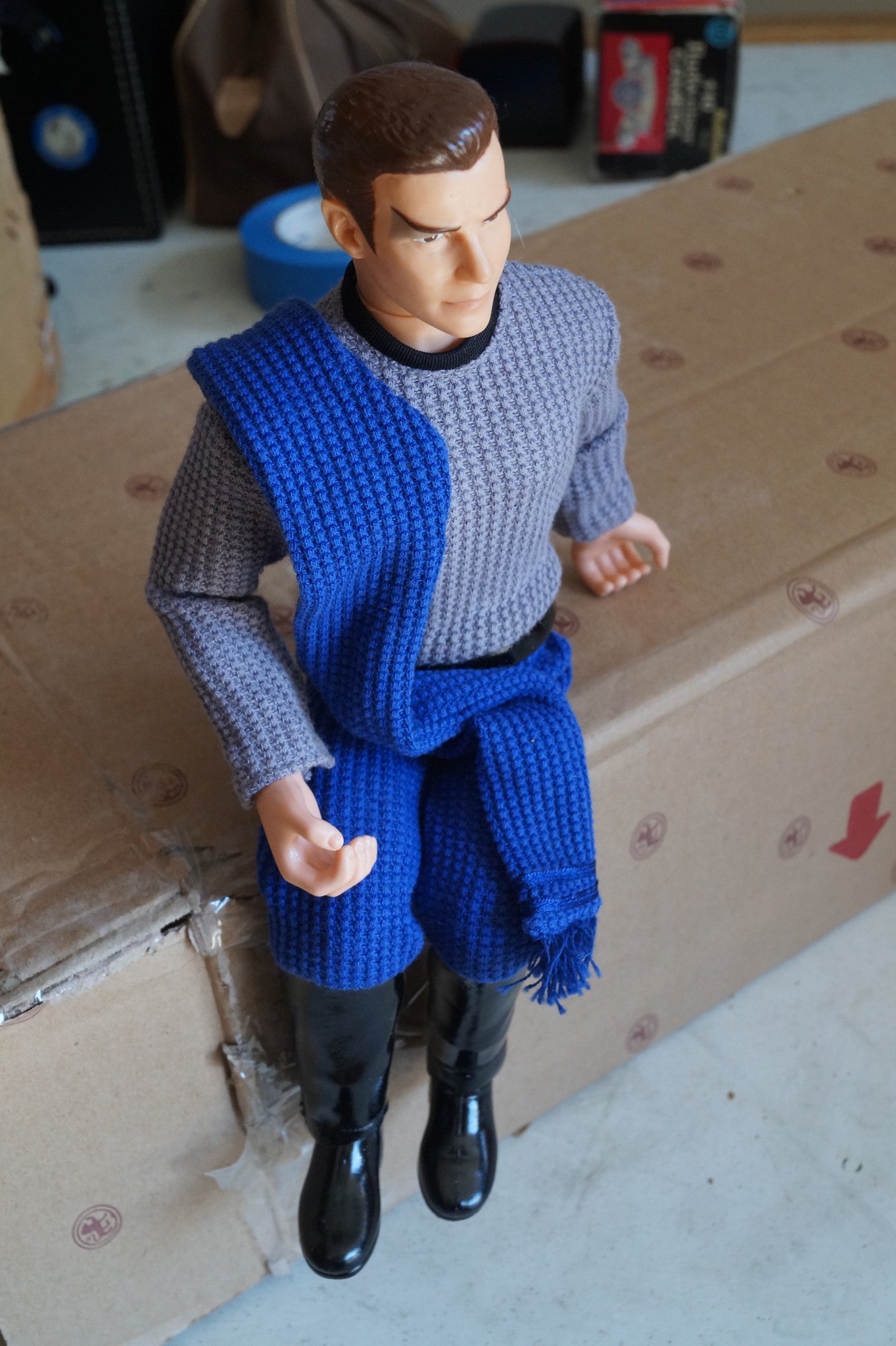 Captain Kirk as A Romulan Porcelain Doll