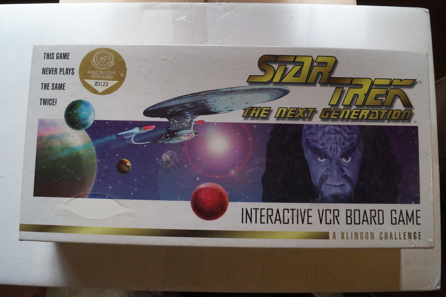 Star Trek the Next Generation Interactive VCR Board Game