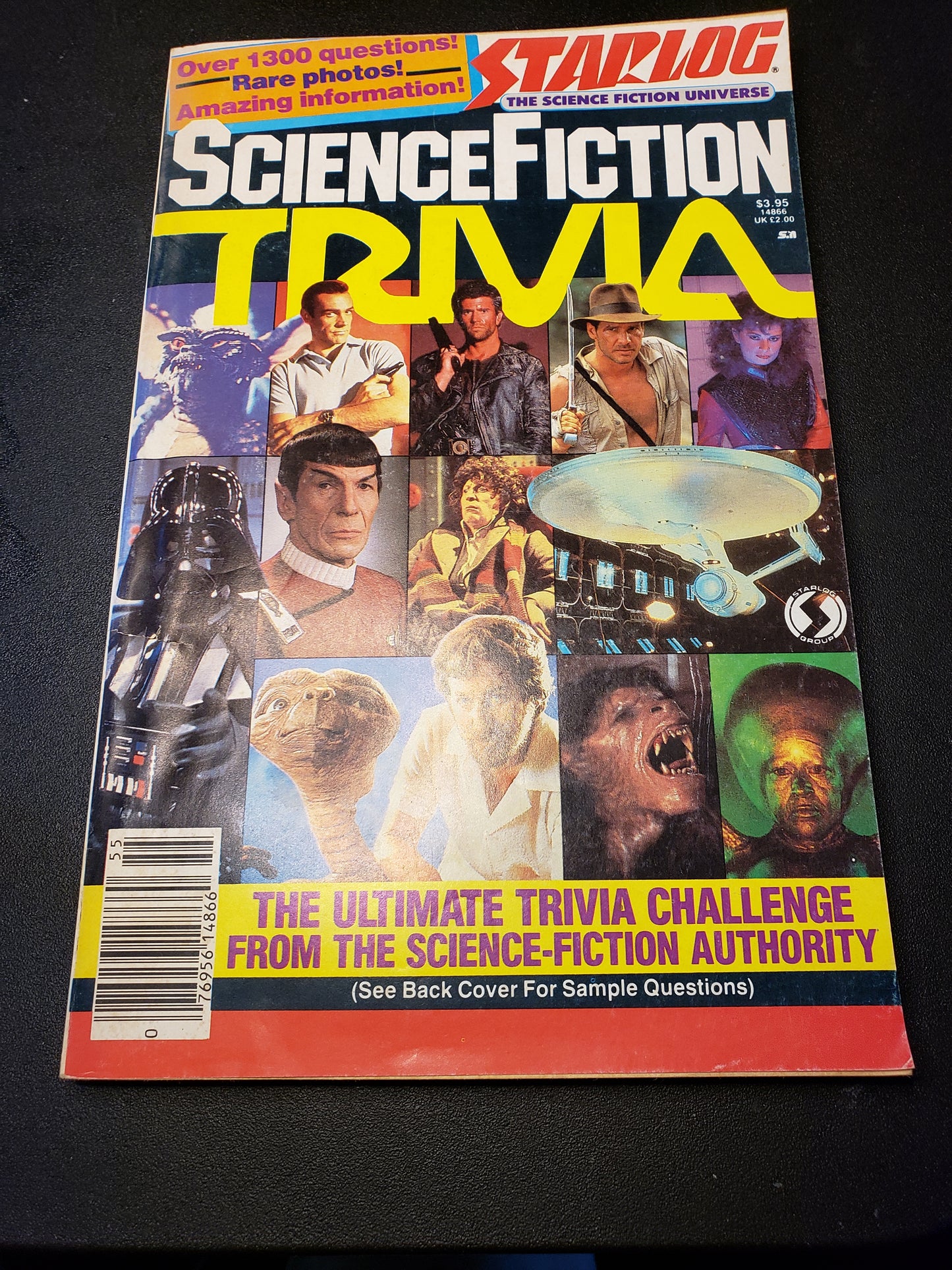 Starlog Vtg 1985 Science Fiction Trivia Magazine Book 1st Issue NoML VG